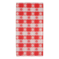 12-PACK OF COVER TABLE PLAS RED GINGHM