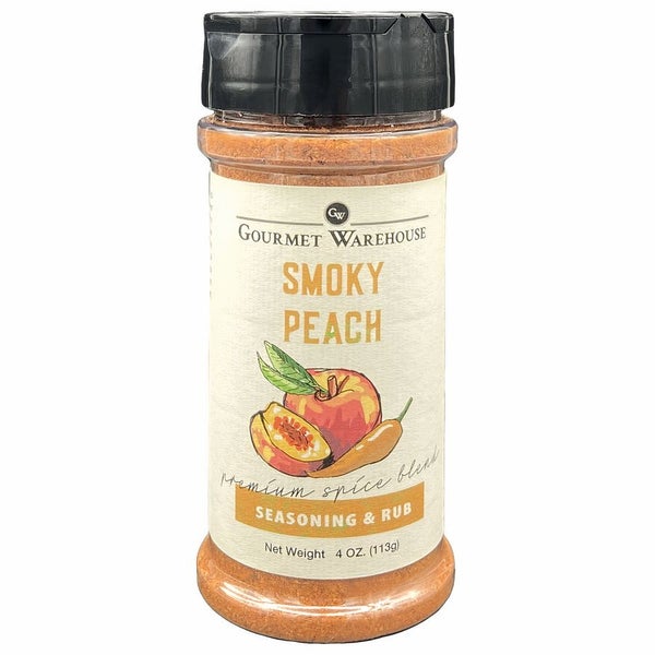 6-PACK OF Seasoning Barbecue Smoky Peach, Gourmet Warehouse
