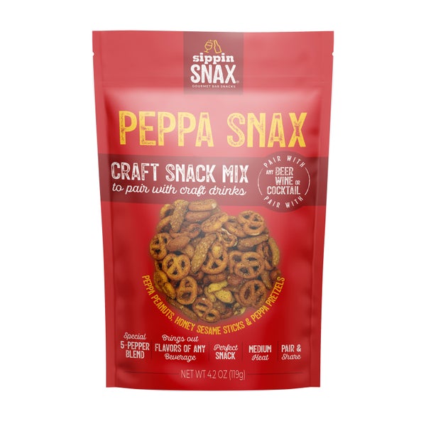12-PACK OF Snack Mix Peppa SNAX SIPPIN SNAX