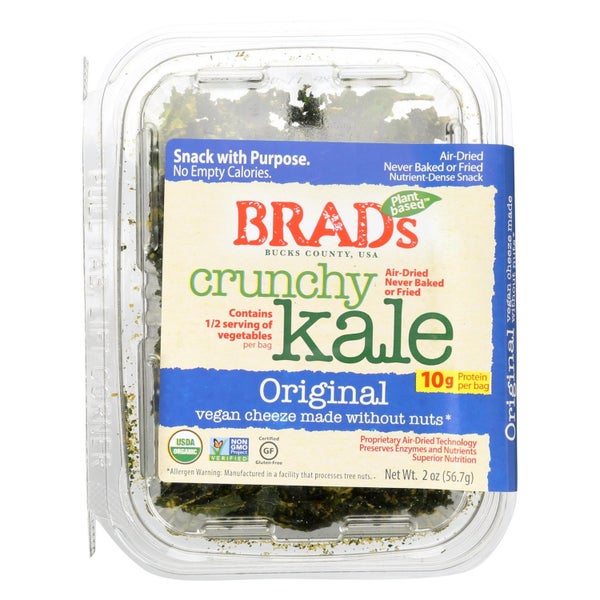 12-PACK OF Kale Chp Crunchy Brad's Plant Based 2 oz