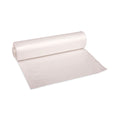250-PACK OF Liner Trash Boardwalk V8046HNKR02 High-Density 45 Gallon Can Liners - 13 Micron, 40 in. x 46 in., 25 Bags/Roll, 10 Rolls/Carton - Natural Color