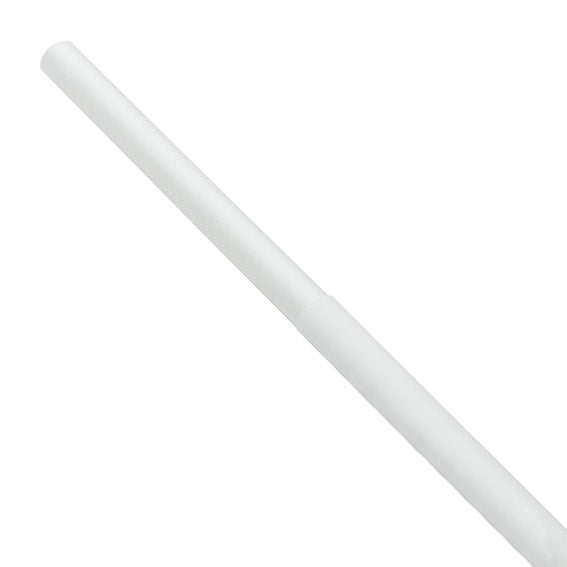 1200-PACK OF Straw Wrapped Karat Earth 10.25" Jumbo Paper Straw (5mm) Paper Wrapped, White - 1,200 pcs