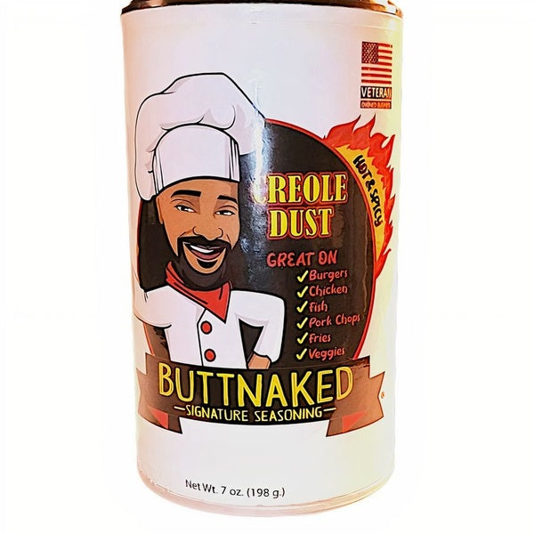 12-PACK OF Seasoning Creole, Hot & Spicy, Buttnaked Signature Seasonings