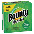 1600-PACK OF Napkin Paper Bounty Quilted Napkins - 12.1 x 12 Inches - 2-Ply White Napkins (4 Packs in a Carton) for Effortless Cleanup