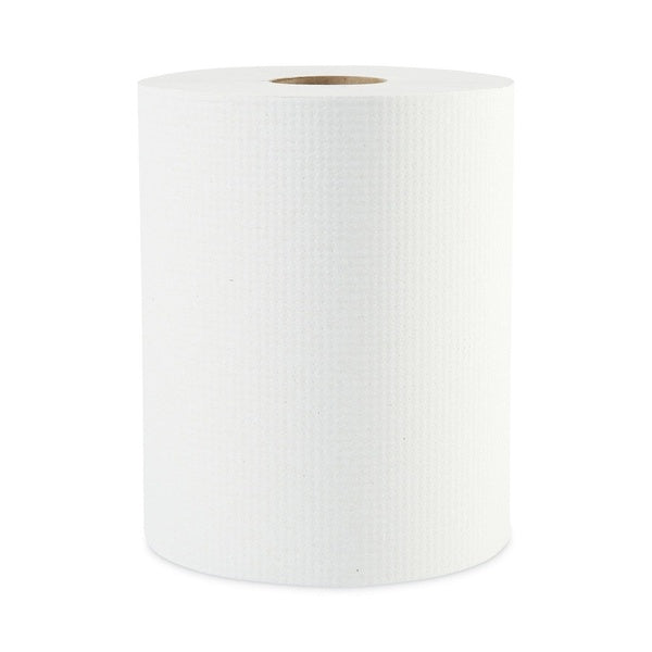 12-PACK OF Boardwalk 8123 Hardwound Paper Towels - 1-Ply White Paper Towel Rolls, 8 in. x 600 ft., 12 Rolls per Carton