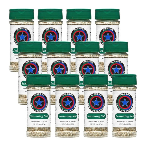 12-PACK OF Seasoning Salt Bbq Gibsons Steakho 6 oz