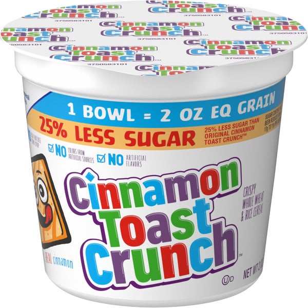 60-PACK OF CEREAL CINN TST 25% LESS SGR