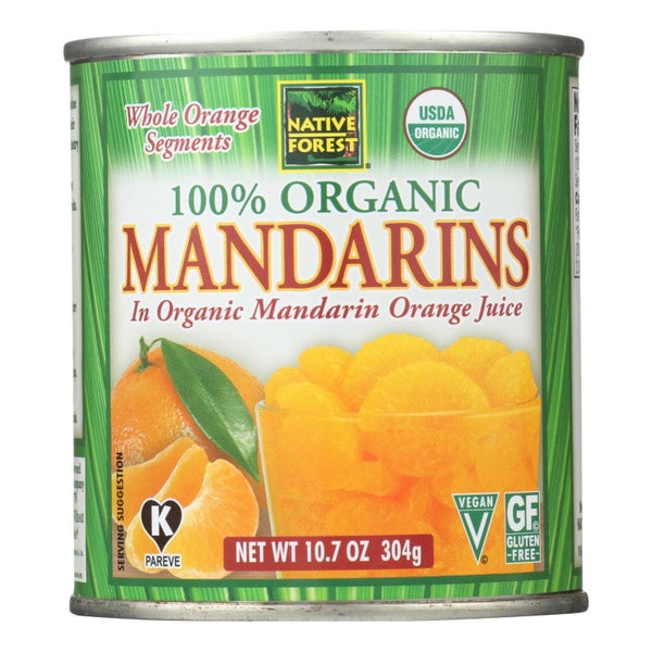 6-PACK OF Orange Mandarin Whole Native Forest 10.75 oz