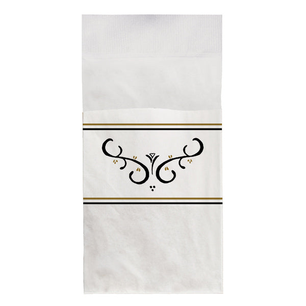 8-PACK OF NAPKIN DINNER POCKET EMBOS 2P