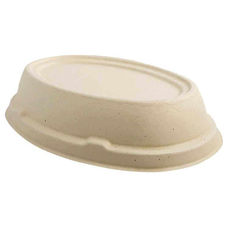 400-PACK OF Bowl Lids Compostable Fiber Lids for World Centric 18 oz Burrito Bowls | 400 count