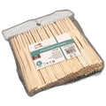 100 CT-PACK OF FORK BUFFET BAMBOO 3.5 IN
