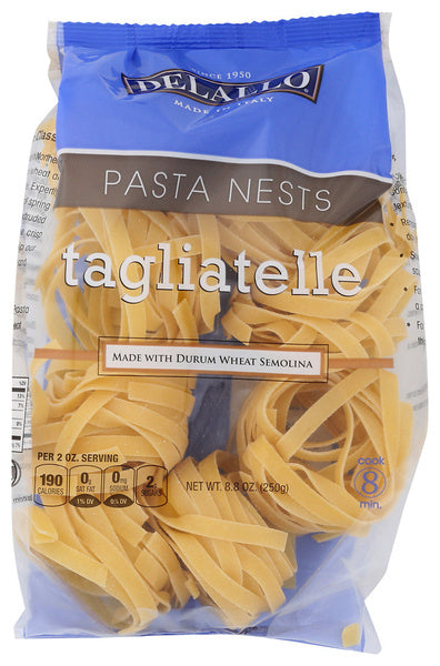 12-PACK OF Pasta Tagliatelle Delallo 8.82 oz