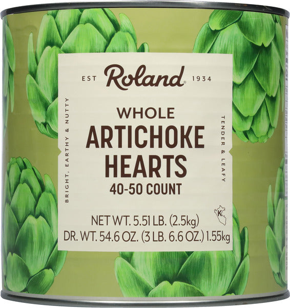 6-PACK OF ARTICHOKE HEART 40/50IMP
