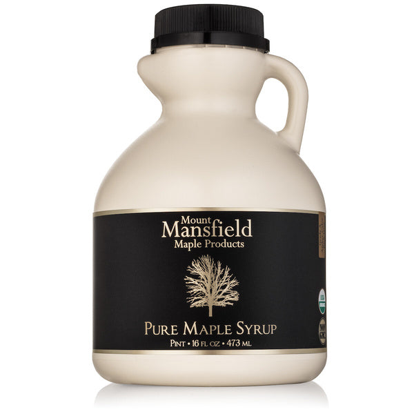 12-PACK OF Syrup Maple Pure Organic Vermont - Grade A Dark Robust, Mount Mansfield Maple Products