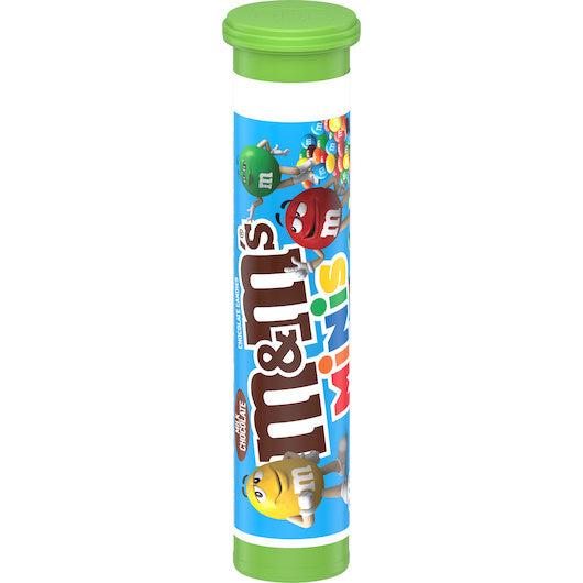 144-PACK OF Milk Chocolate Mini Mega Tube M&M, 6 - 24 - 1.77 Oz