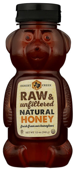 6-PACK OF HONEY RAW RAW & UNFILTERED 12 OUNCE - CASE OF 6