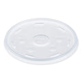 1000-PACK OF Lid Plastic Dart 32SL1 Translucent Plastic Lids for 32 oz, 44 oz, and 60 oz Foam Cups - 1000 Count