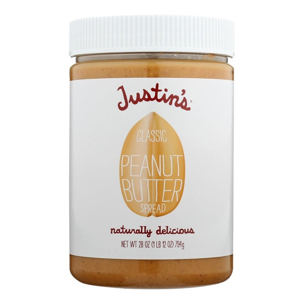 6-PACK OF Peanut Butter Justins 28 oz
