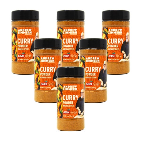 6-PACK OF Seasoning Hot Curry Madras Andrew Zimmern 5.28 oz