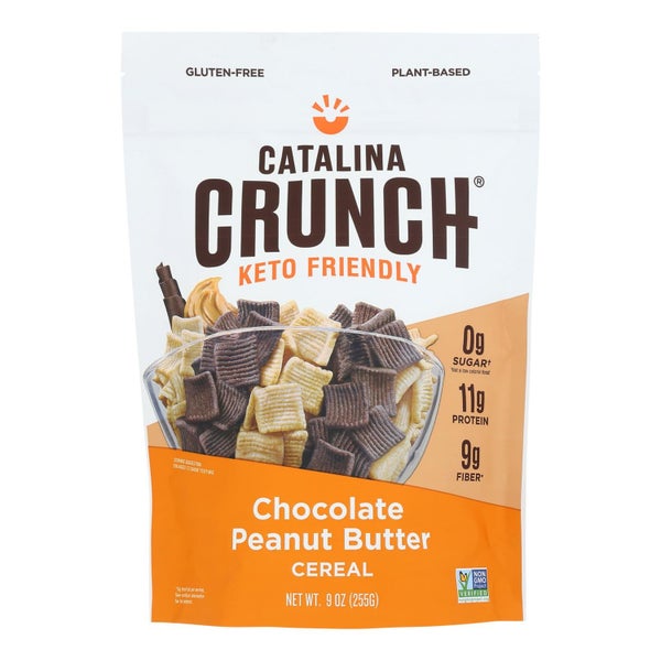 6-PACK OF Cereal Crunch Chocolate Peanut Butter Catalina Crunch 9 oz