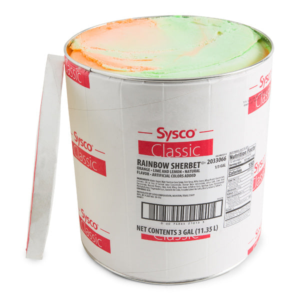 3 GAL-PACK OF SHERBET RAINBOW