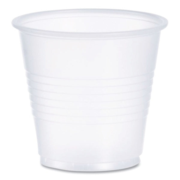 2500-PACK OF Cup Cold Dart Y35 3.5 oz. Durable Polystyrene Cold Cups - Translucent, 2500 Count for Events and Catering