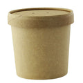 500-PACK OF BOWL PAPER 12 oz Ice Cream/Soup Paper Containers w/ Lids Included | 500 count