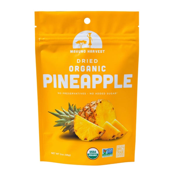 24-PACK OF Pineapple Dried Organic, Retail Size