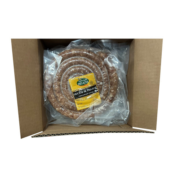 1.5 LB-PACK OF SAUSAGE TOULOUSE COIL
