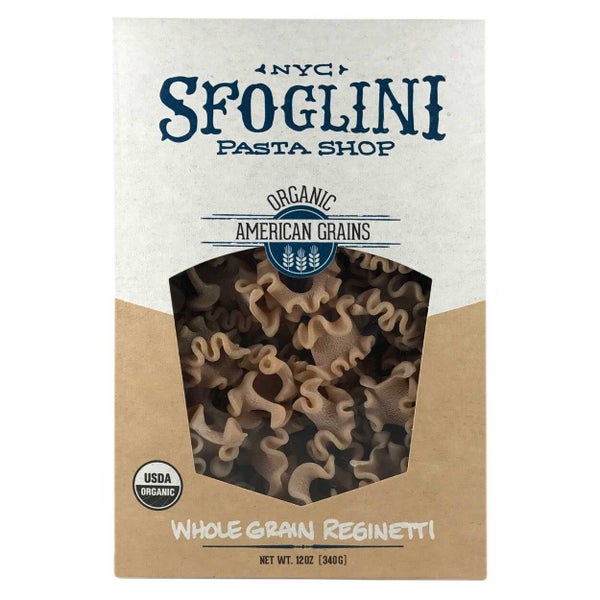 6-PACK OF Pasta Reginetti Whole Grain Organic, Sfoglini Pasta
