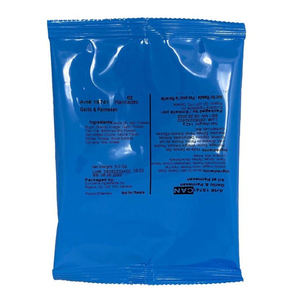 40-PACK OF Marinada Mix Garlic& Parm 40 x 5 Oz Pouch