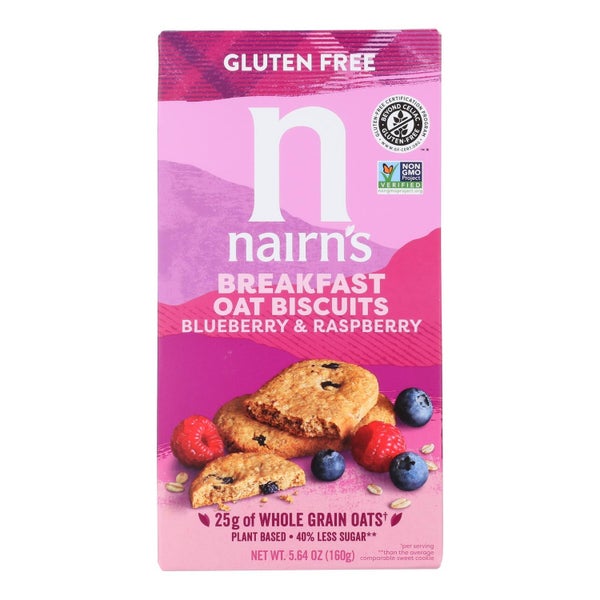 6-PACK OF BREAKFAST BAR BLUEBERRY & RASPBERRY BISCUIT