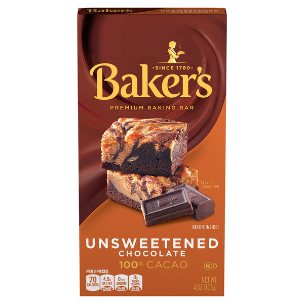 12- PACK OF CHOCOLATE BAKING UNSWT
