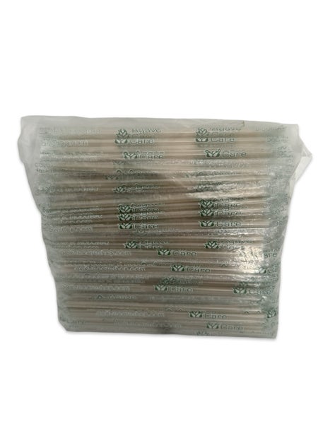 4-PACK OF Straw, Agave, HLTHCAR/HOSPLTY>GUEST SUPPLY>FDSRV SUPP ACCS>STRAWS, - Agave Care 8.25-inch Individually Wrapped, Straws, Agave Straws, Natural, 2000 Count