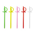 10-PACK OF PICK SWORD PLAS ASSTD CLRS 3