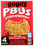 6-PACK OF Snack Peanut Bobos Oat Bars 8.4 oz