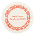 1000-PACK OF COASTER RND SCAL DECAF COFF