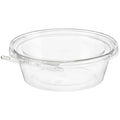 168-PACK OF Safe-T-Fresh 7" Round Tamper Evident & Tamper Resistant Clamshell Tub, 24 oz.