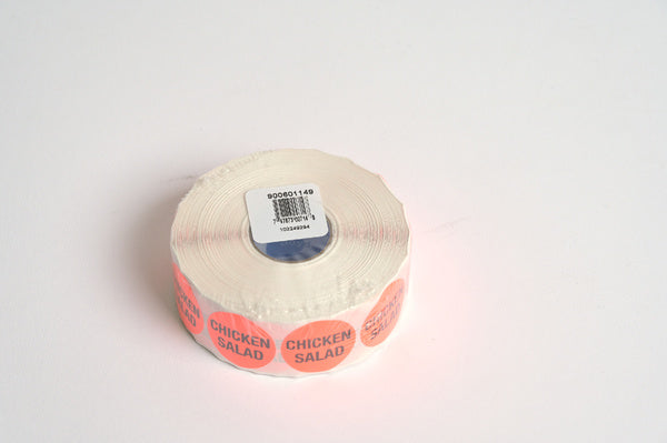 ROLL-PACK OF LABEL ROLL "CHKN SALAD" 1 INCH