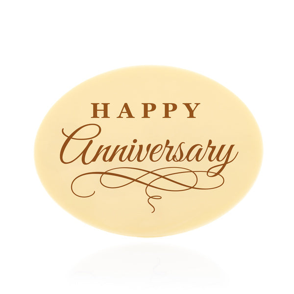 4- PACK OF CHOCOLATE WHT HAPPY ANNIV 3X4