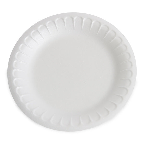 8-PACK OF PLATE FOAM UL WHT 6 IN