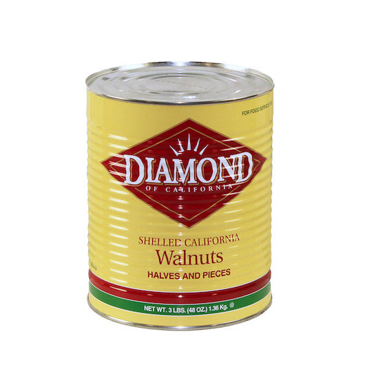6-PACK OF Walnut Hlvs/Pcs Diamond Of California, 6 - 3 Lb