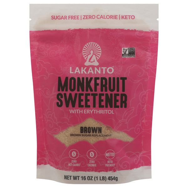 8-PACK OF SUGAR SUBSTITUTE BROWN, MONKFRUIT SWEETENER
