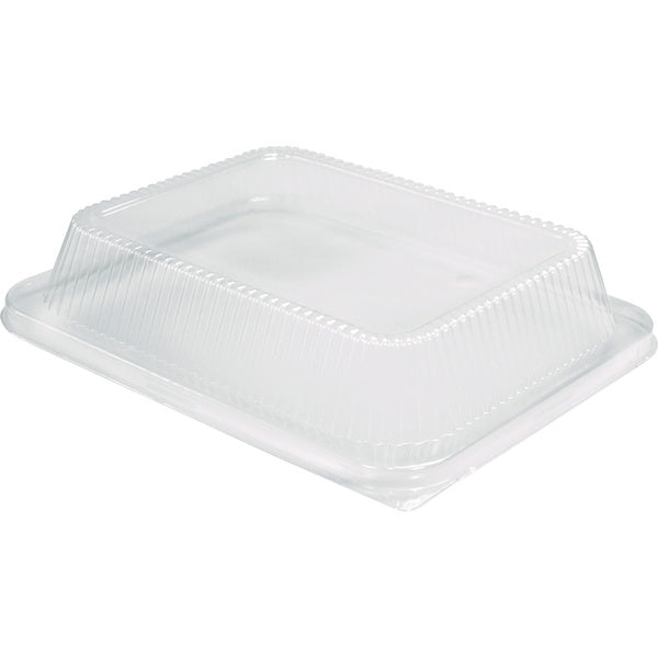 100-PACK OF Handi-Foil HFA 321HDL 10.75 in. x 13.12 in. High Dome Lids for Half-Size Pan (100/Carton)