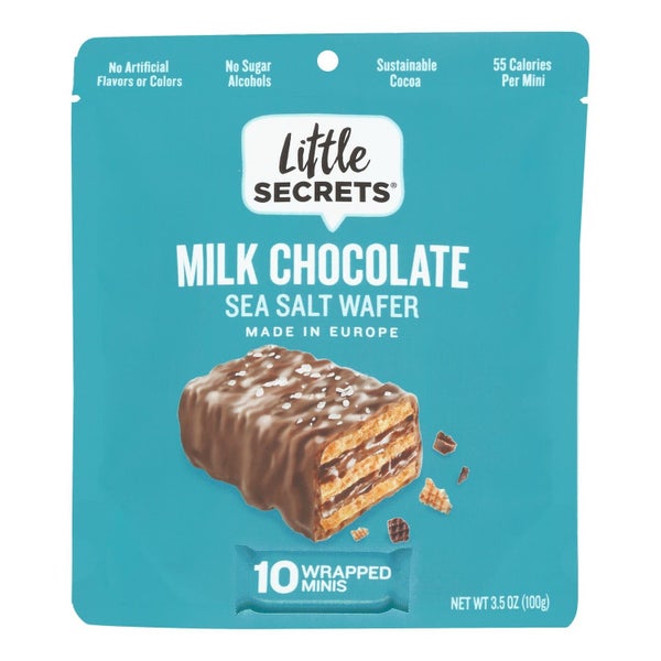 6-PACK OF CANDY CHOCOLATE SEA SALT WAFER
