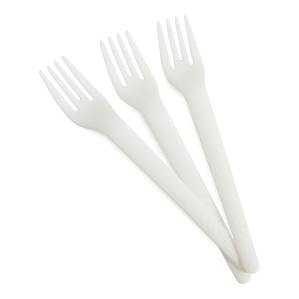 1-PACK OF FORK PLAS COMPST PLANTW MED6