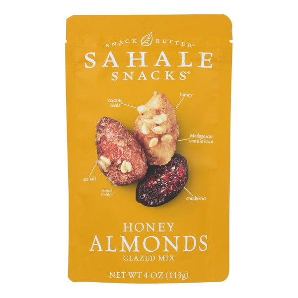 6-PACK OF Nut Almond Glazed Balsamic Sahale 4 oz