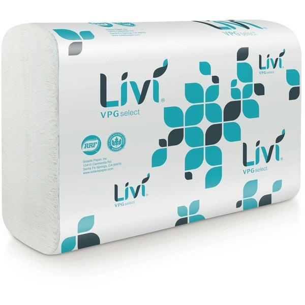 16-PACK OF TOWEL PAPER WHITE, VIRGIN FIBER, MULTIFOLD MULTIFOLD TOWEL - 1 PLY - 4000 TOWELS