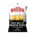 8-PACK OF Sea Salt & Cracked Pepper Boulder Canyon Chips, 8 - 2 Oz