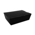 200-PACK OF Container Food SCT SCH 0753 ChampPak Black Carryout Boxes - 7.75 x 5.5 x 2.5 Inches -